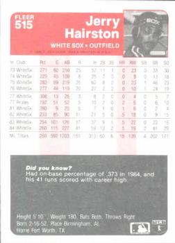 Jerry Hairston  baseball card collectible - Main Image 2