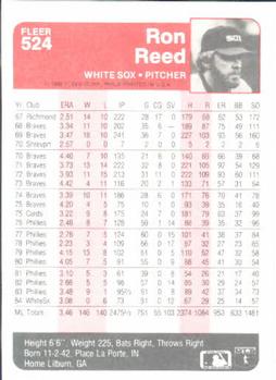 Ron Reed  baseball card collectible - Main Image 2