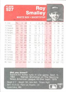 Roy Smalley  baseball card collectible - Main Image 2