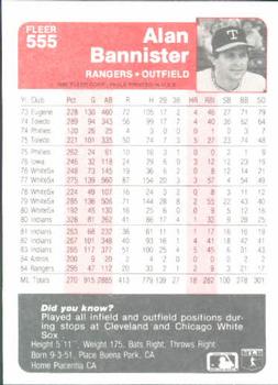Alan Bannister  baseball card collectible - Main Image 2