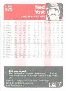 Ned Yost  baseball card collectible - Main Image 2