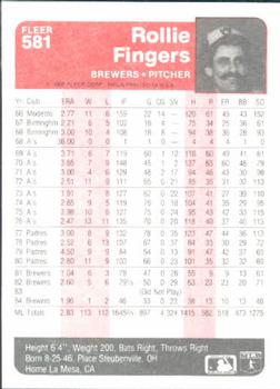 Rollie Fingers  baseball card collectible - Main Image 2