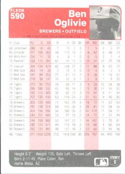 Ben Oglivie  baseball card collectible - Main Image 2