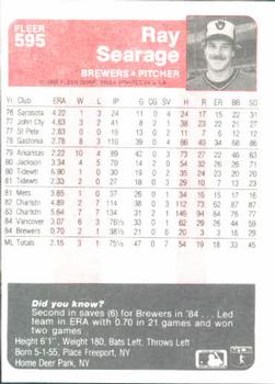 Ray Searage  baseball card collectible - Main Image 2