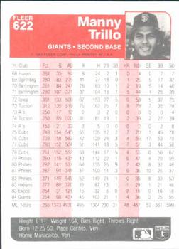 Manny Trillo  baseball card collectible - Main Image 2