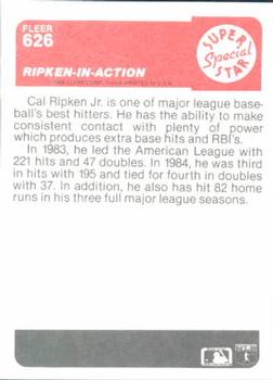 Ripken-in-Action  baseball card collectible - Main Image 2