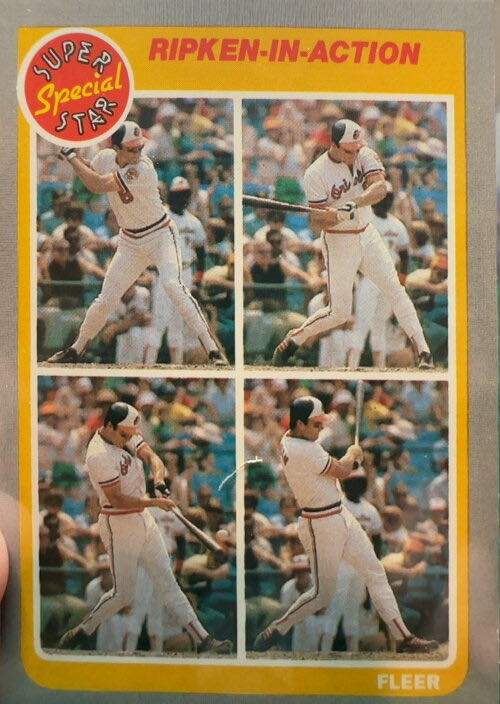 Ripken-in-Action  baseball card collectible - Main Image 3