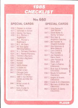 Checklist: Brewers / Giants / Special Cards  baseball card collectible - Main Image 2