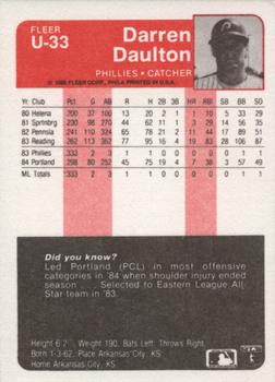 Darren Daulton  baseball card collectible - Main Image 2