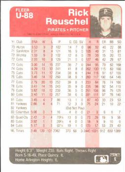 Rick Reuschel  baseball card collectible - Main Image 2