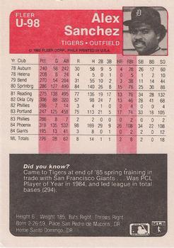 Alejandro Sanchez  baseball card collectible - Main Image 2