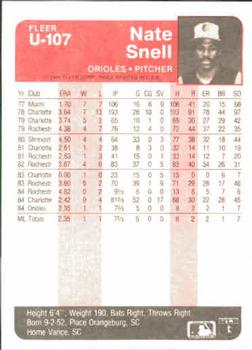 Nate Snell  baseball card collectible - Main Image 2