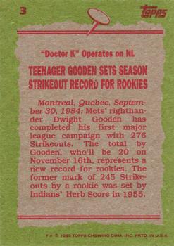 Dwight Gooden  baseball card collectible - Main Image 2