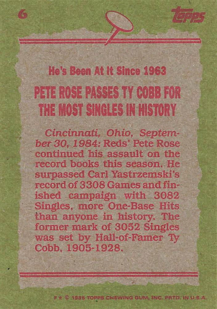 Pete Rose  baseball card collectible - Main Image 2