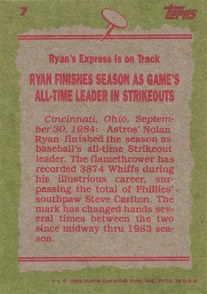 Nolan Ryan  baseball card collectible - Main Image 2