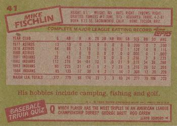 Mike Fischlin  baseball card collectible - Main Image 2