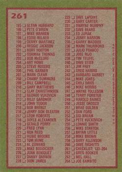 Checklist: 133-264  baseball card collectible - Main Image 2