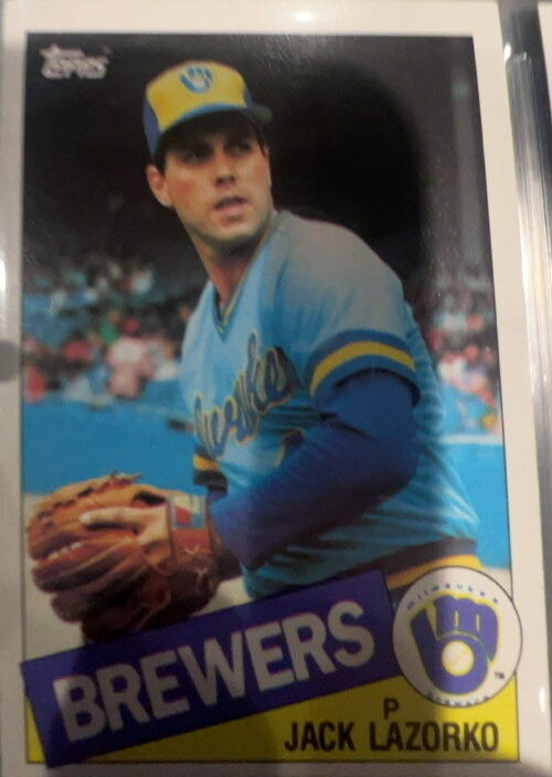 Jack Lazorko  baseball card collectible - Main Image 3