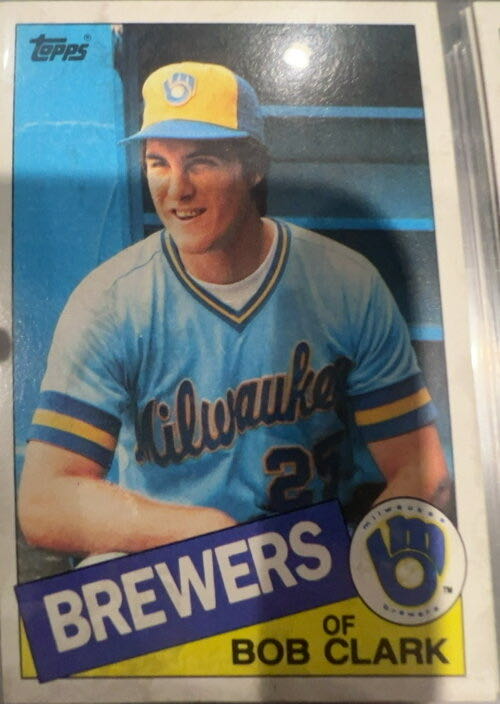 Bob Clark  baseball card collectible - Main Image 3