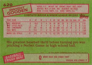 Dwight Gooden  baseball card collectible - Main Image 2