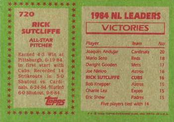 Rick Sutcliffe  baseball card collectible - Main Image 2