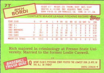 Rich Bordi  baseball card collectible - Main Image 2