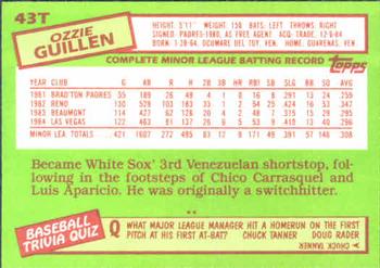 Ozzie Guillen  baseball card collectible - Main Image 2