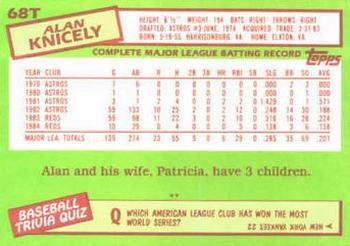 Alan Knicely  baseball card collectible - Main Image 2