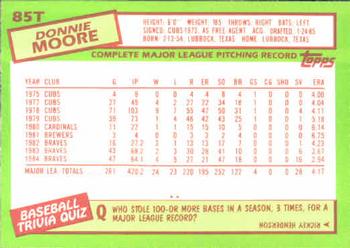 Donnie Moore  baseball card collectible - Main Image 2