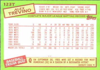 Alex Trevino  baseball card collectible - Main Image 2