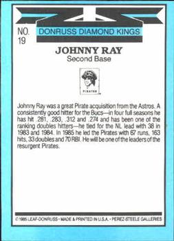 Johnny Ray  baseball card collectible - Main Image 2