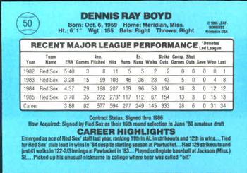 "Oil Can” Boyd  baseball card collectible - Main Image 2
