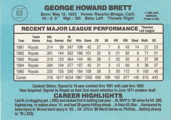 George Brett  baseball card collectible - Main Image 2