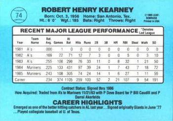 Bob Kearney  baseball card collectible - Main Image 2