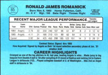 Ron Romanick  baseball card collectible - Main Image 2