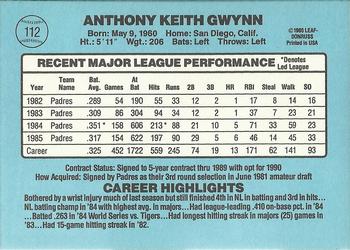 Tony Gwynn  baseball card collectible - Main Image 2