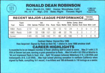 Ron Robinson  baseball card collectible - Main Image 2