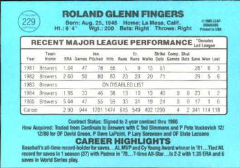 Rollie Fingers  baseball card collectible - Main Image 2