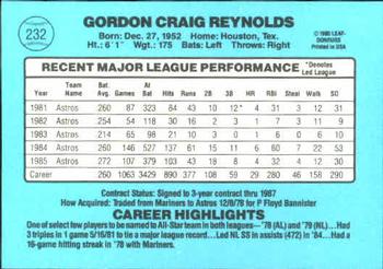Craig Reynolds  baseball card collectible - Main Image 2