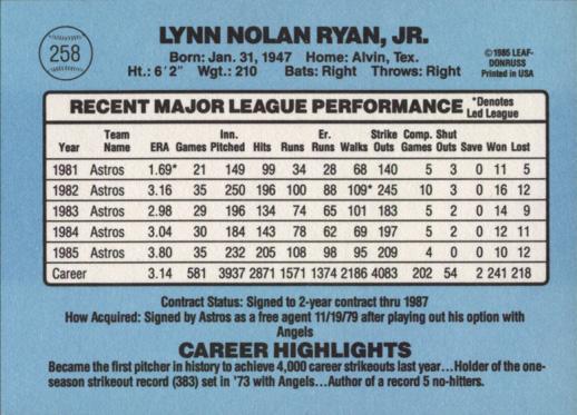 Nolan Ryan  baseball card collectible - Main Image 2