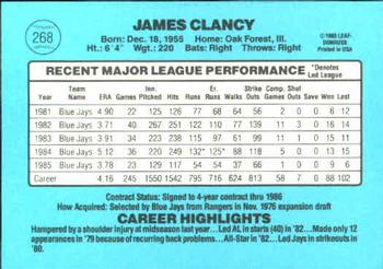 Jim Clancy  baseball card collectible - Main Image 2