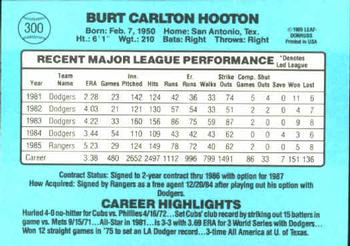 Burt Hooton  baseball card collectible - Main Image 2