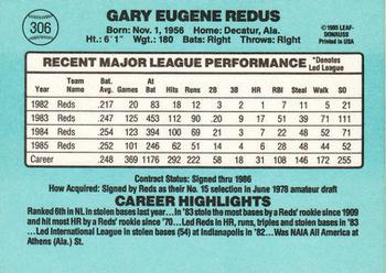 Gary Redus  baseball card collectible - Main Image 2
