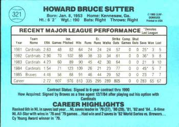 Bruce Sutter  baseball card collectible - Main Image 2