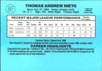 Tom Nieto  baseball card collectible - Main Image 2
