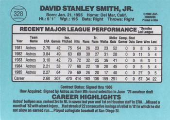 Dave Smith  baseball card collectible - Main Image 2