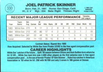 Joel Skinner  baseball card collectible - Main Image 2