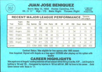Juan Beniquez  baseball card collectible - Main Image 2