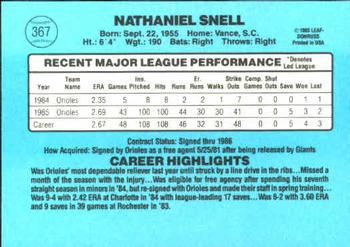 Nate Snell  baseball card collectible - Main Image 2