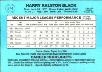 Bud Black  baseball card collectible - Main Image 2